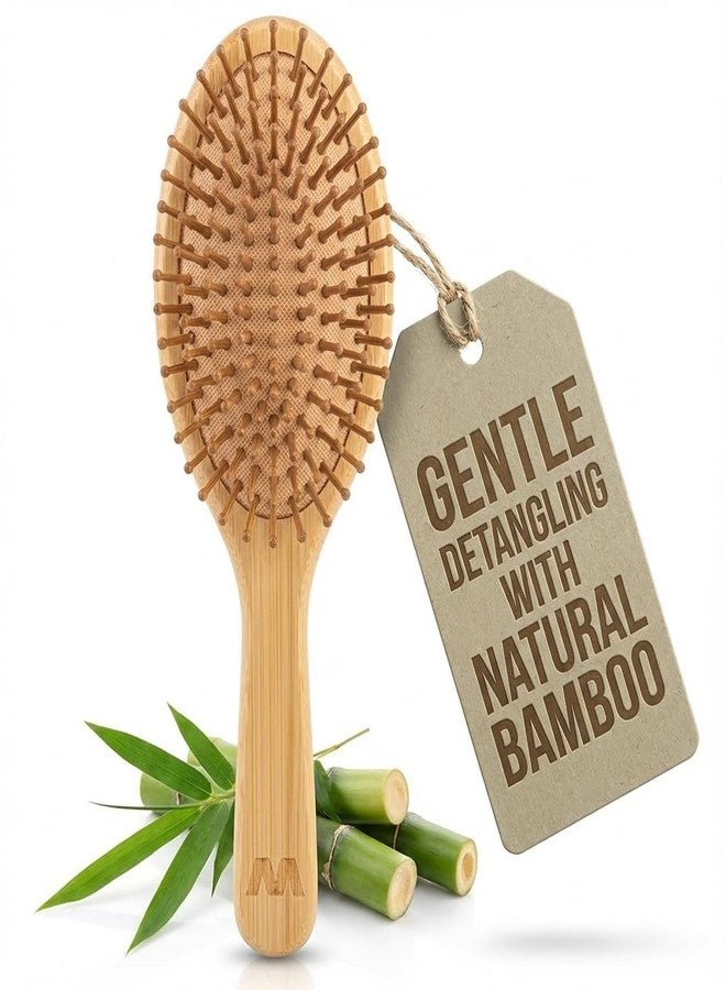 MASAMI Bamboo Hair Brush | Natural Wooden Paddle Brush - Image 1