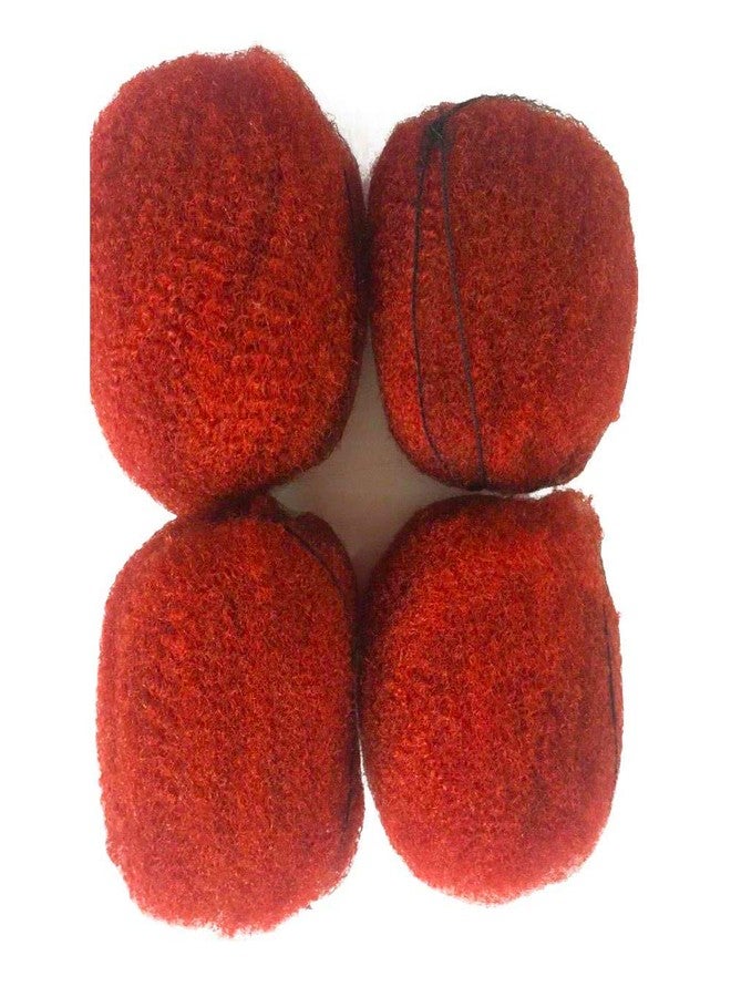 YONNA Tight Afro Kinky Bulk For DreadLocks,Twist Braids Human Hair 8" in Red, 4pcs/lot 4oz - Image 1
