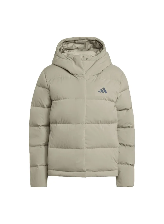 Adidas Adidas W Helionic Hd J Green Jacket (Down) Jackets For Women