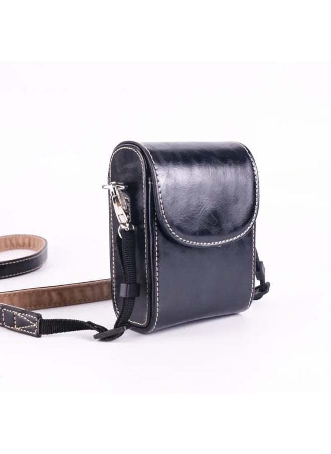 Generic Supply Canon G7X3 For Sony RX100 Leather Case Panasonic LX10 Ricoh GR2 Card Camera Bag-Color:Black  - Image 4