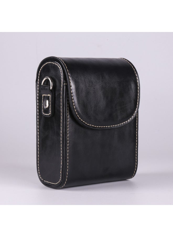 Generic Supply Canon G7X3 For Sony RX100 Leather Case Panasonic LX10 Ricoh GR2 Card Camera Bag-Color:Black  - Image 1