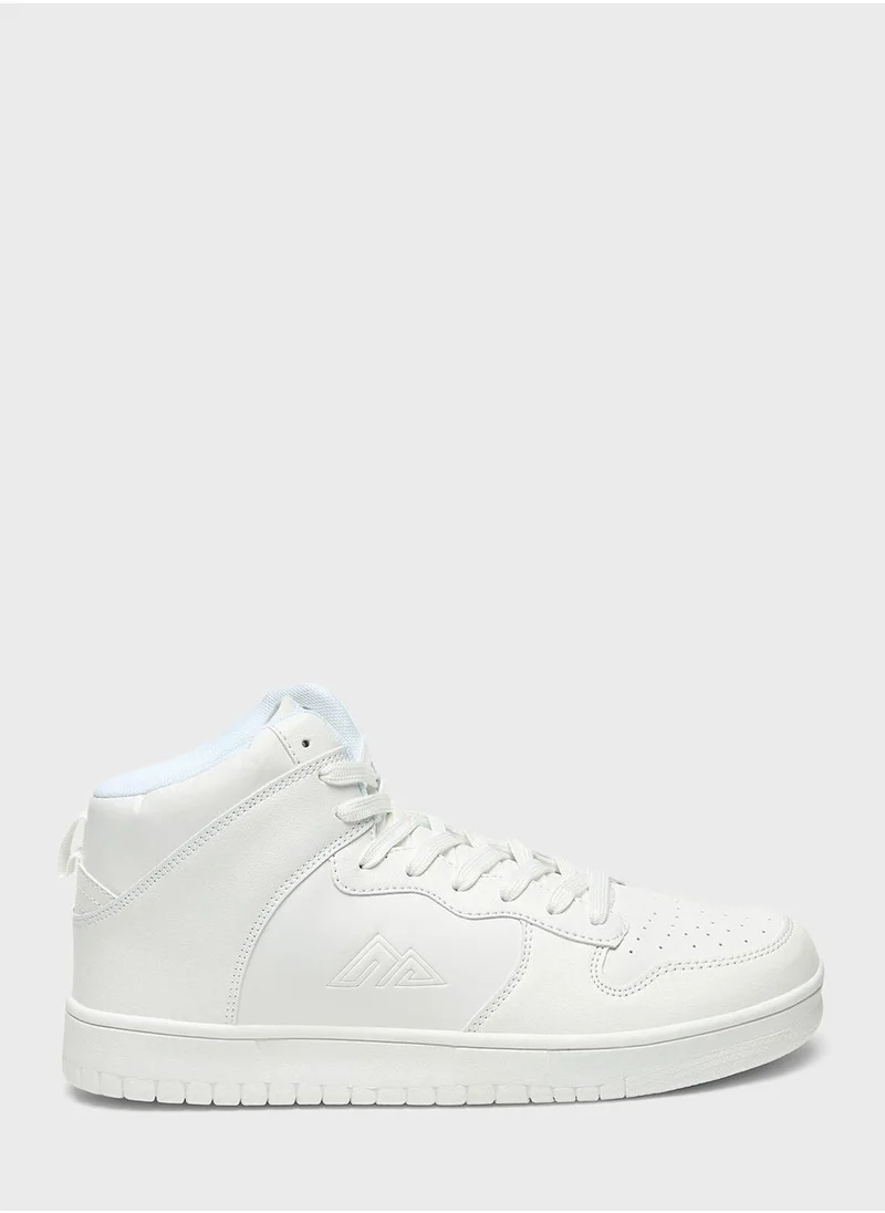 شو اكسبرس Lace Up High Top Sneakers