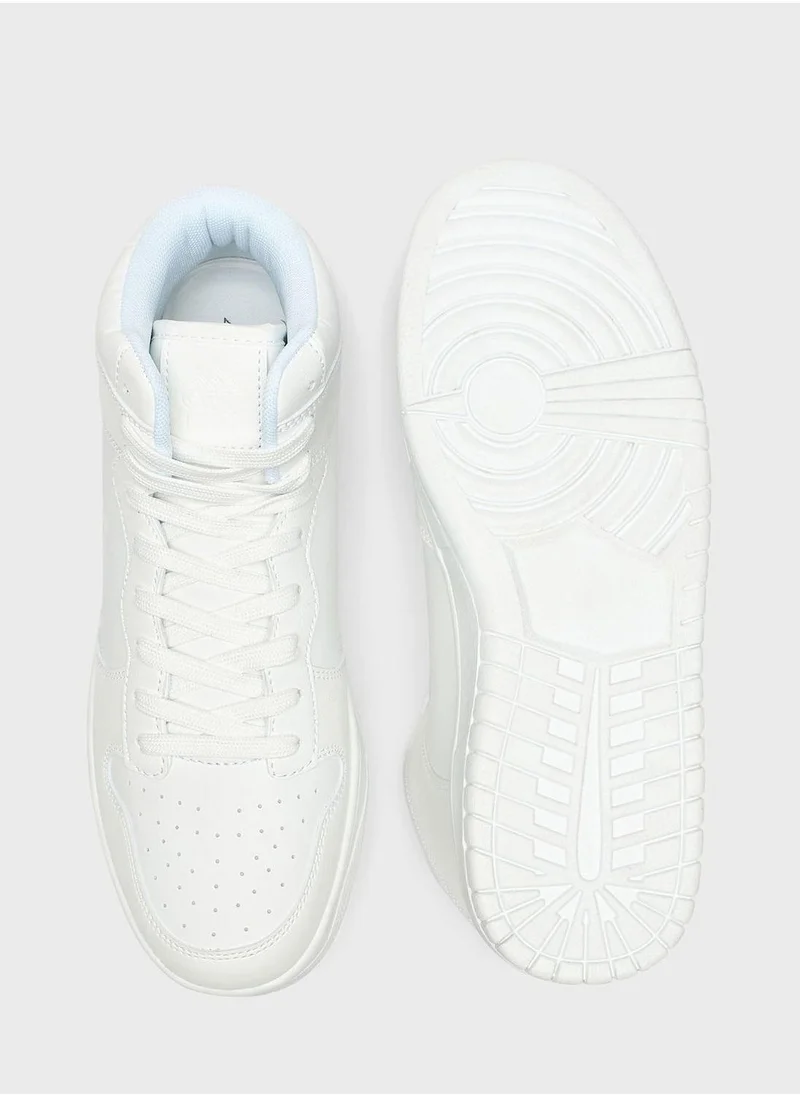 Oaklan by Shoexpress Lace Up High Top Sneakers