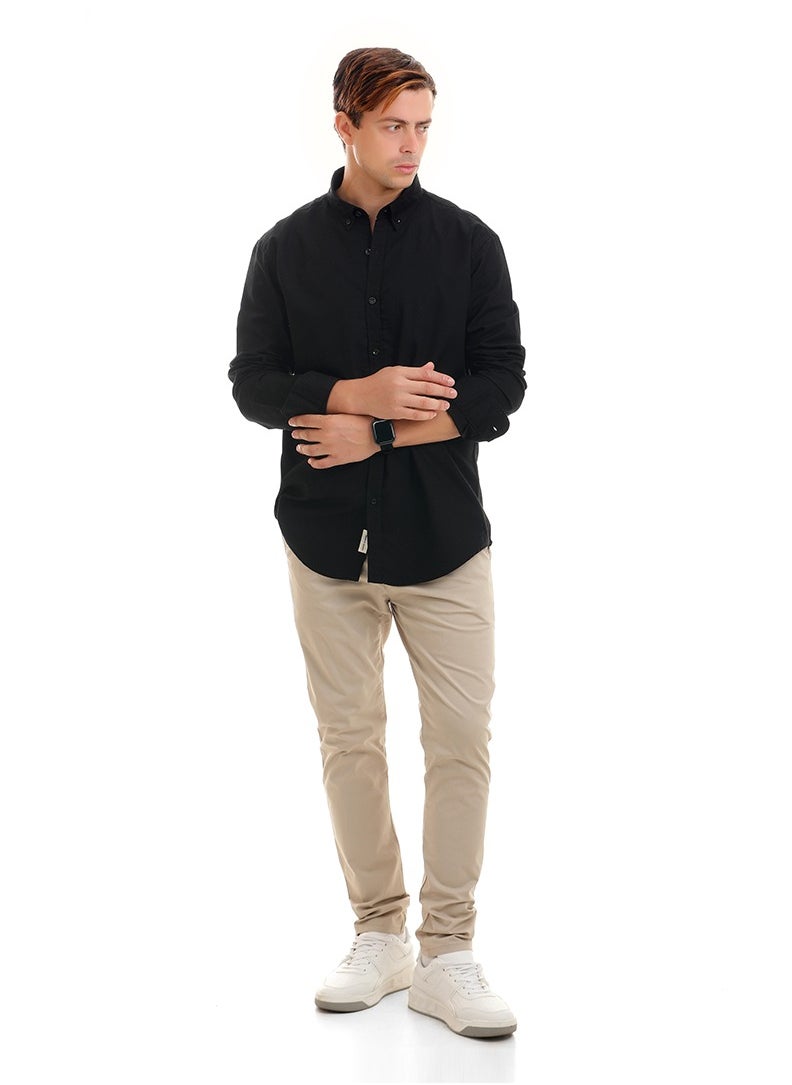 DOTT - Slim Fit Oxford Shirt - Image 1