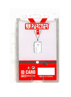 PARTNER حامل بطاقة هوية مزدوج الجوانب مكون من 5 قطع مع اتجاه عمودي وأفقي  - Image 2