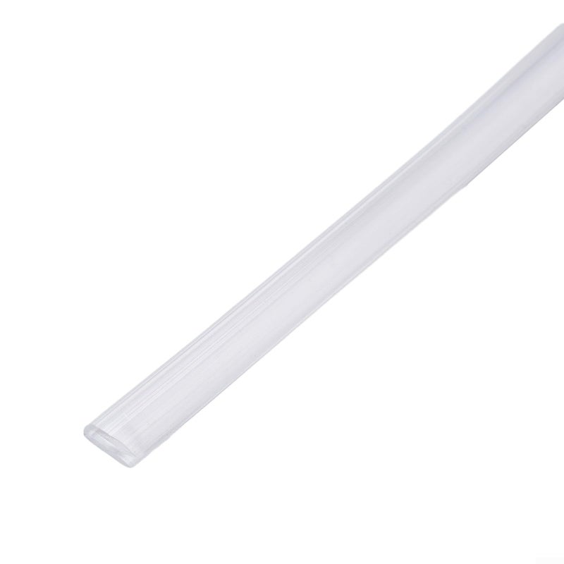 Clear PVC Door Edge Trim Strip 10 Foot U Channel Rubber Scratch Protector No Drill Installation - Image 5