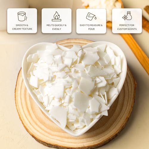 NORVENCE Soy Wax for Candle Making, Natural Soy Wax Flakes 10lb, Premium Candle Wax for DIY Candle Crafting - Image 3