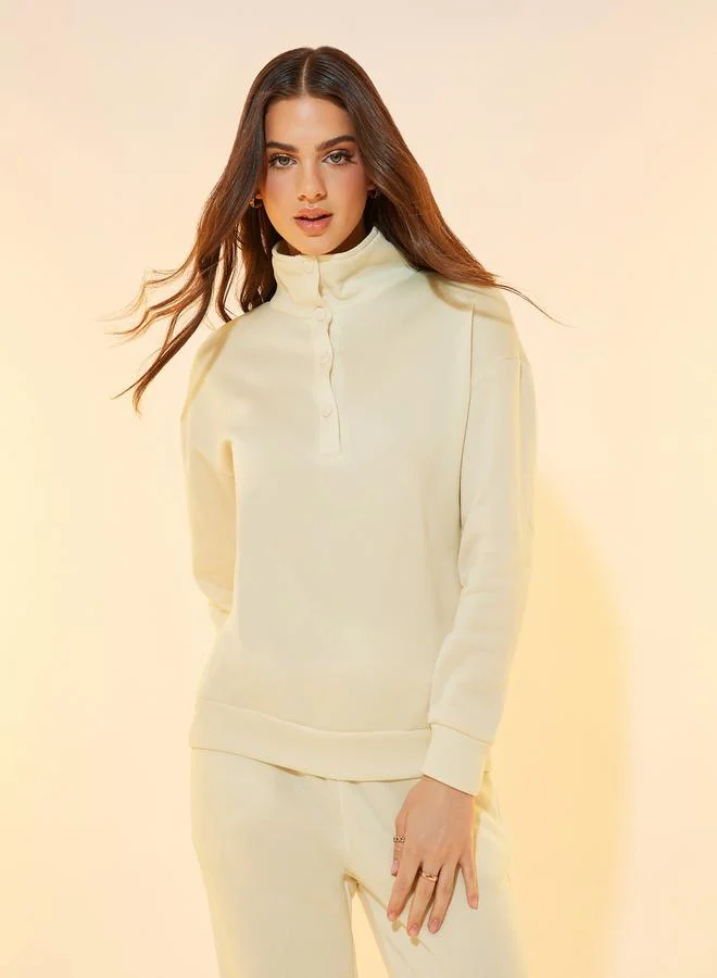 Take Two Turtle Neck Long Sleeve Sweatshirt & Joggers Co-Ords
