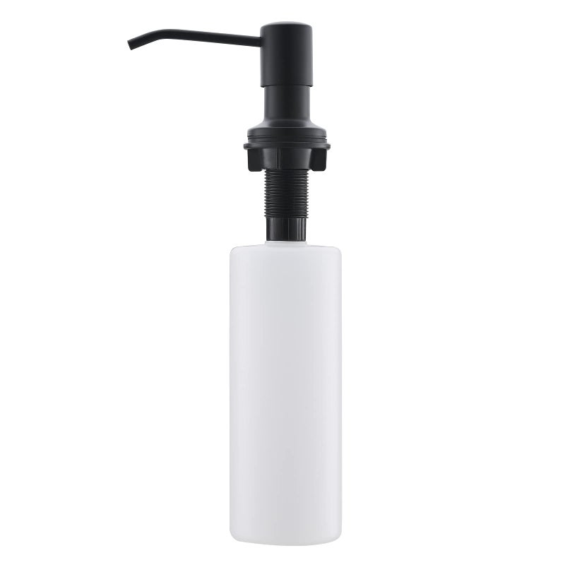 Fapully Built in Soap DispenserStainless Steel 17OZ Dsih Soap Dispenser or Lotion for Kitchen Sink Matte Black