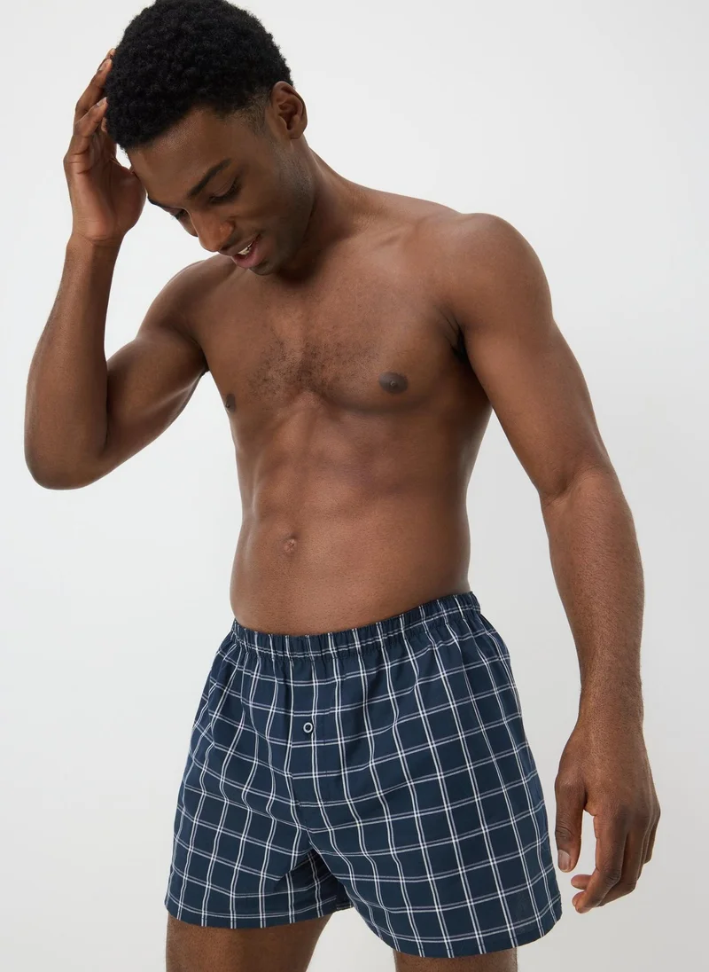 Matalan 5 Pack Purple Woven Boxers
