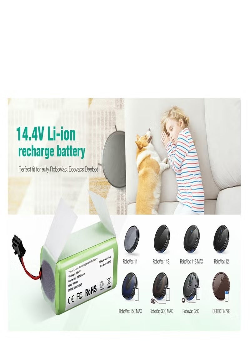 Replacement Battery Compatible With Robovac (2800mAh) - Image 3