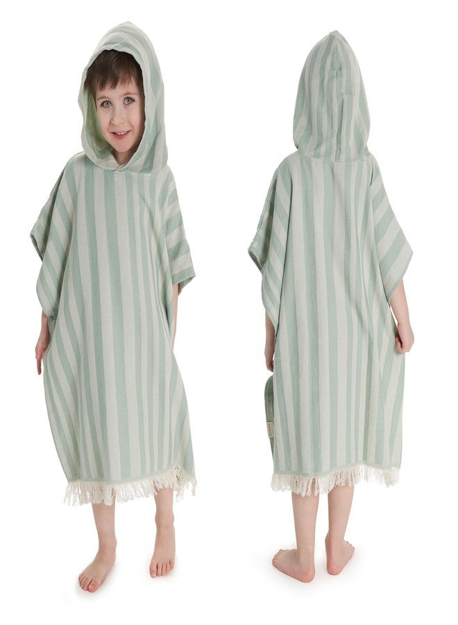 ZICOTO منشفة شاطئ أنيقة بغطاء رأس للأطفال من زيكوتو - بونشو فائق النعومة وسريع الجفاف للأطفال الصغار من عمر 3 إلى 6 سنوات مصنوع من القطن الفاخر - غطاء مثالي لأيام الشاطئ أو مغامرات حمام السباحة والاستحمام - Image 1