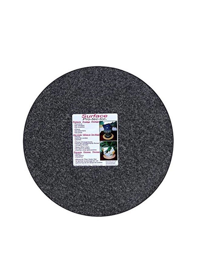 CWP MA-1400 Synthetic Fabric Plant Mat, 14-Inch, Charcoal/Walnut Brown (Packaging label may vary) - Image 2