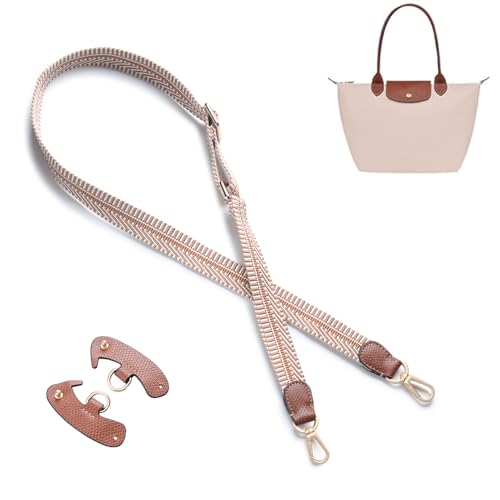 KOMHPS Purse Straps Replacement Leather Handbag Crossbody Shoulder Strap Adjustable for SM Longchamp Bag Women - Image 1