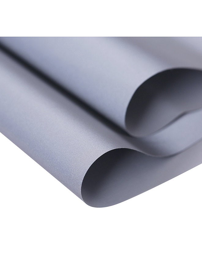 100-inch Portable Projector Screen, HD 16:9 Frameless Video Projection Screen, Foldable, Wall Mounted, for Home Theater Office Movies - Image 5