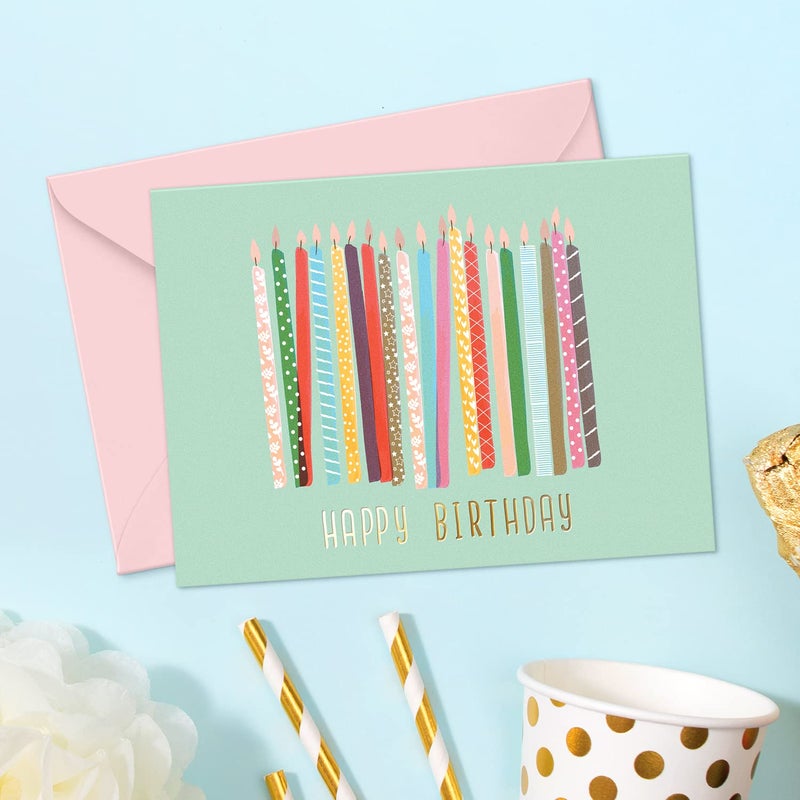 Sweetzer & Orange Birthday Happy Birthday Cards with Envelopes and Assortment Box. Variety Set of 20 Assorted Birthday Cards with Envelopes, Bulk Greeting Cards Assortment - Image 4