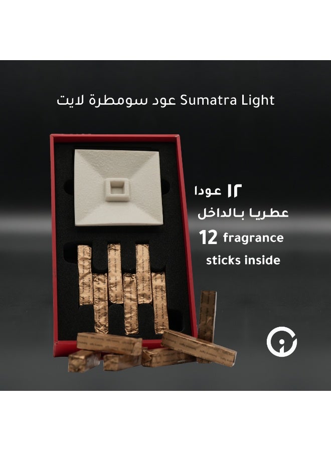 آي عود عود سومطرة فاتح نقي - 12 عود - Image 2