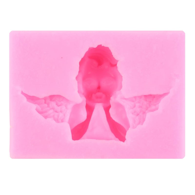 RFGHAC Angel Baby Silicone Fondant Molds For Cake Decorating Cupcake Topper Candy Chocolate Gum Paste Set Of 4 - Image 4