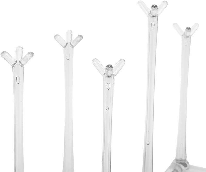 Cup Drying Rack Holder Portable Goblet Organizer for Kitchen Countertop (Light Grey) - Image 5