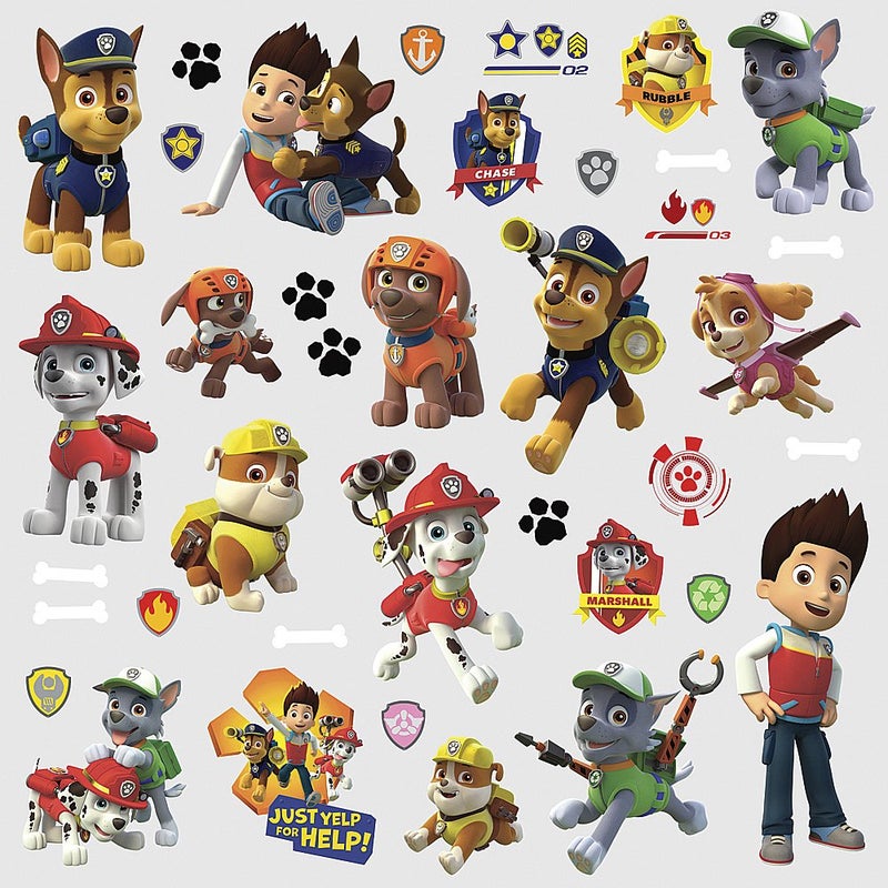 RoomMates RMK2640SCS Paw Patrol Peel and Stick Wall Decals 10 inch x 18 inch - Image 3
