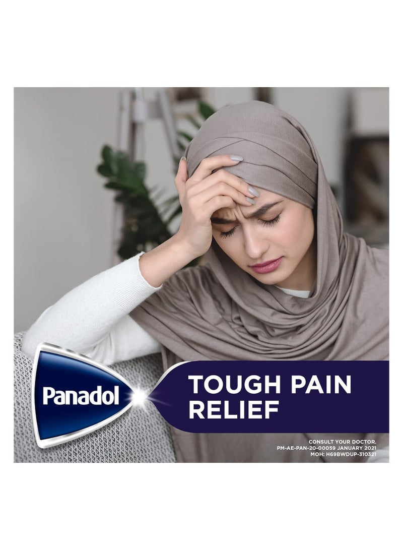 Panadol Extra Effective for Pain Relief with Optizorb 72 Tablets - Image 3