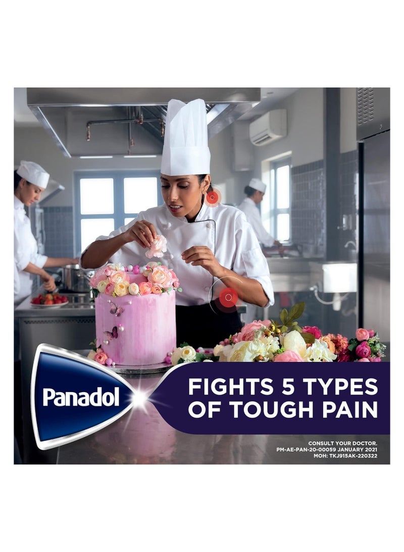 Panadol Extra Effective for Pain Relief with Optizorb 72 Tablets - Image 4