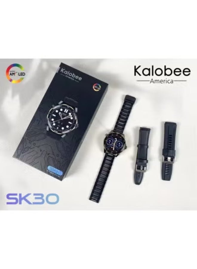 Kalobee SK30 Smart Watch | Fitness Tracker with Heart Rate & Sleep Monitor | Multi-Sport Modes & Step Counter | IP67 Waterproof | Smart Notifications | Long Battery Life | Compatible with Android & iOS - Image 3