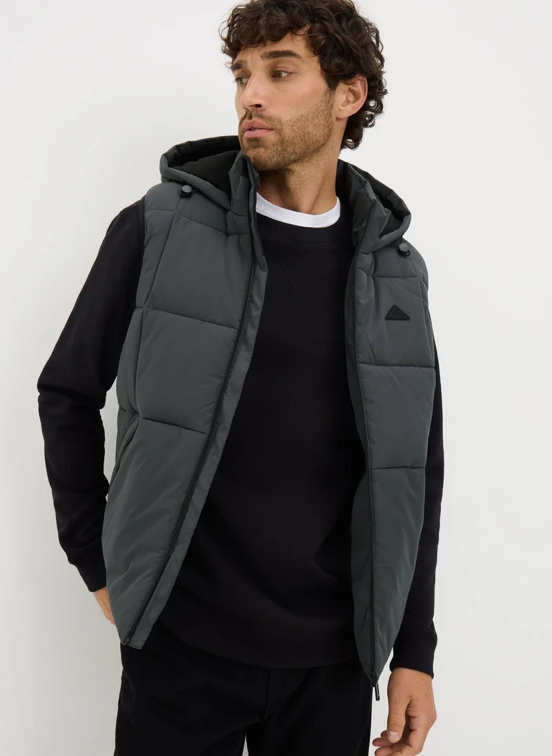 Matalan Grey Padded Gilet