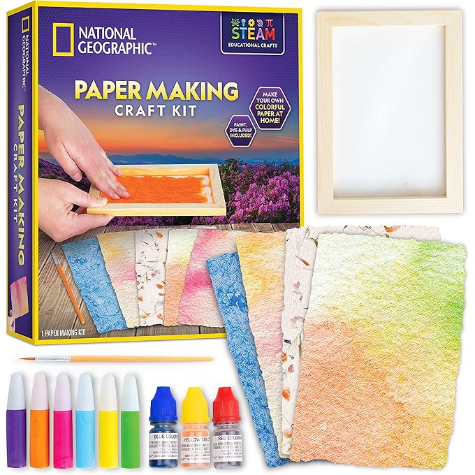 National Geographic RTPAPER Paper Making Craft Kit, Multicolour