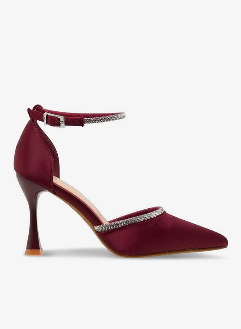 Celeste Women Embellished Flared Heel Shoes Ramadan Collection