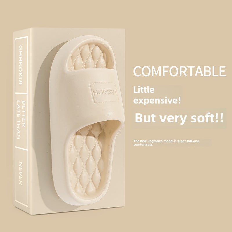 Summer EVA Slippers Non-slip Odor-resistant for Women and Men Coffee 