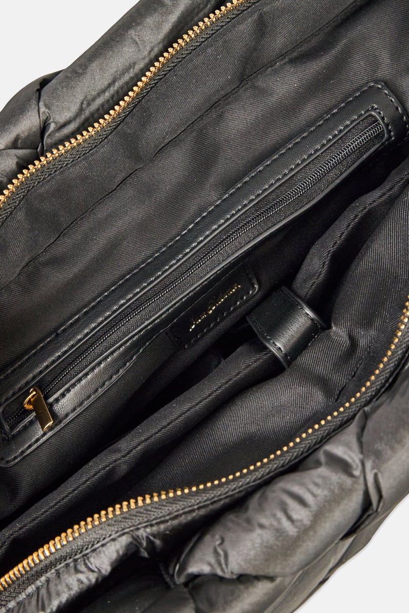 Sam Edelman Women Brand Logo Tote Bag, Black - Image 4