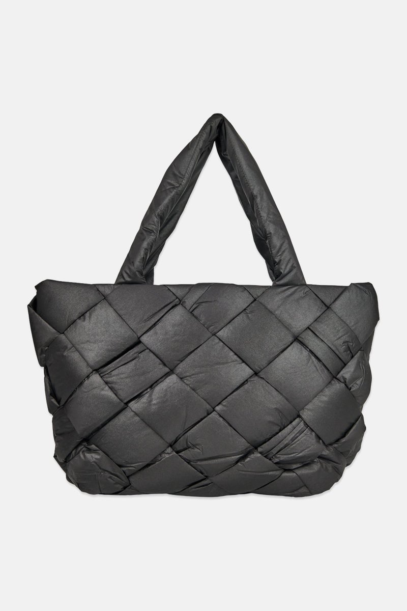 Sam Edelman Women Brand Logo Tote Bag, Black - Image 2