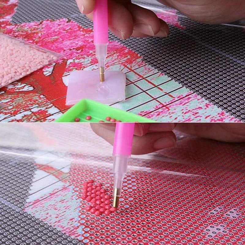 4MYL 5D Diamond Painting Kit for Adults Kids DIY Rhinestone Embroidery Cross Stitch Craft Kit Perfect for Home Wall Decoration Living Room Bedroom and Ideal Gift for Kids Adults Flower - Image 5