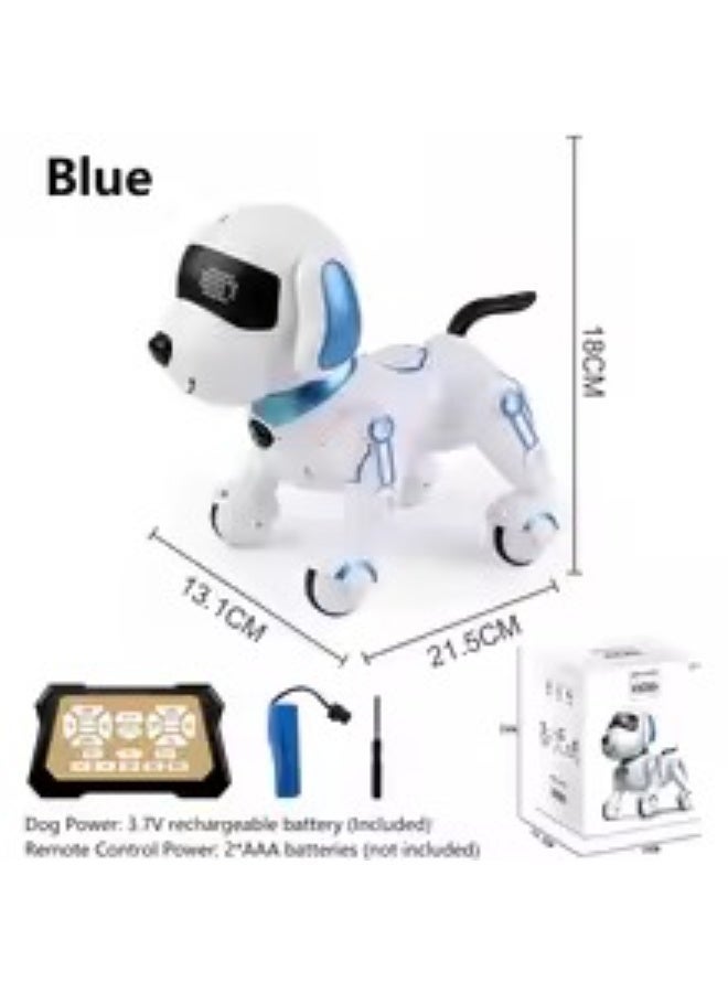 ZEESQUARE Remote Control Robot Dog Toy for Kids, Smart Interactive RC Robot Puppy with Walking, Dancing, Singing, Touch Sensor, LED Eyes, Animal Sound Mimic, Programmable STEM Educational Electronic Pet Gift for Boys & Girls 3+ Years - Image 2