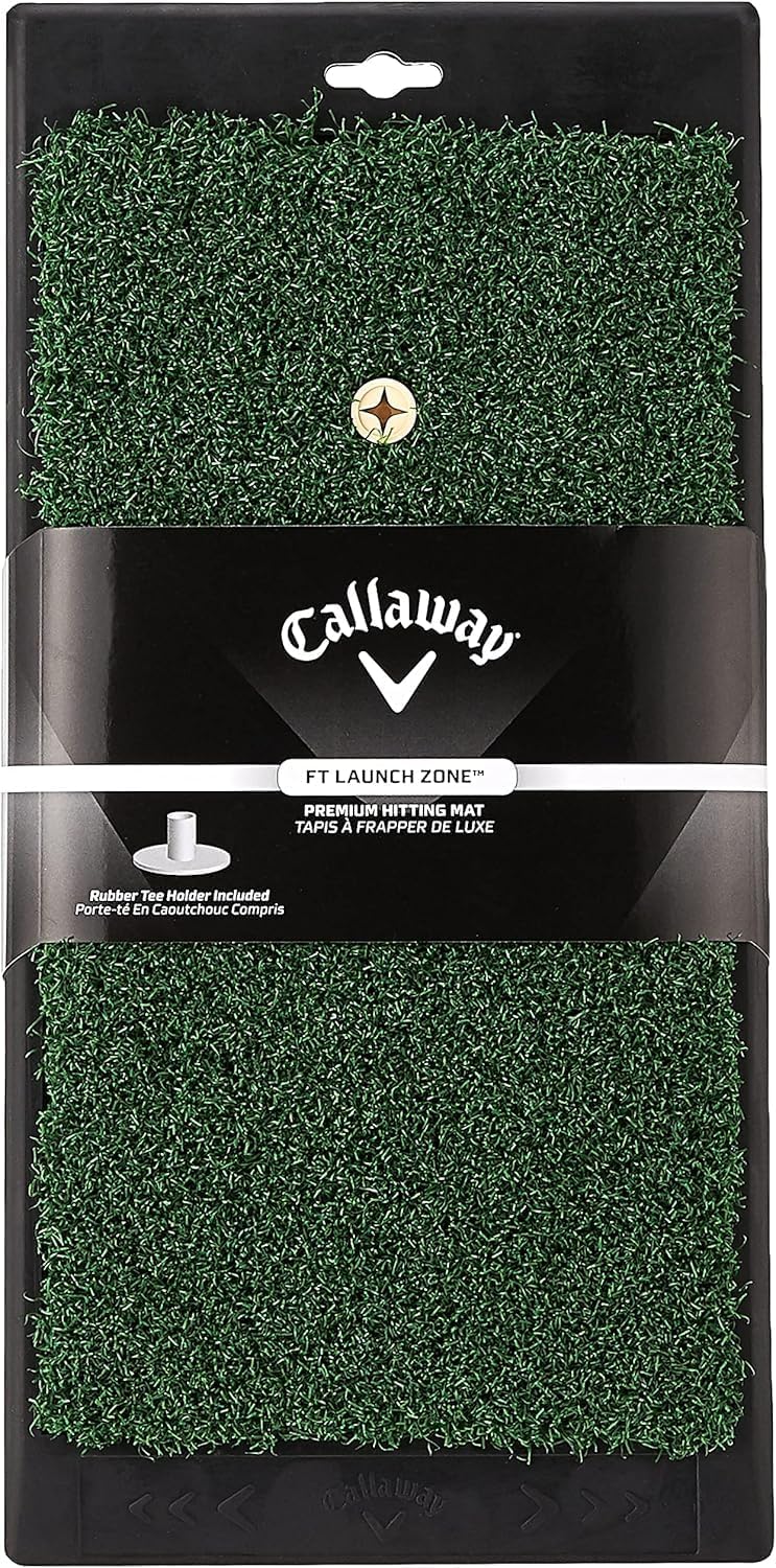Izzo Callaway FT Launch Zone Golf Hitting Mat – Indoor/Outdoor Golf Swing Trainer - Image 2