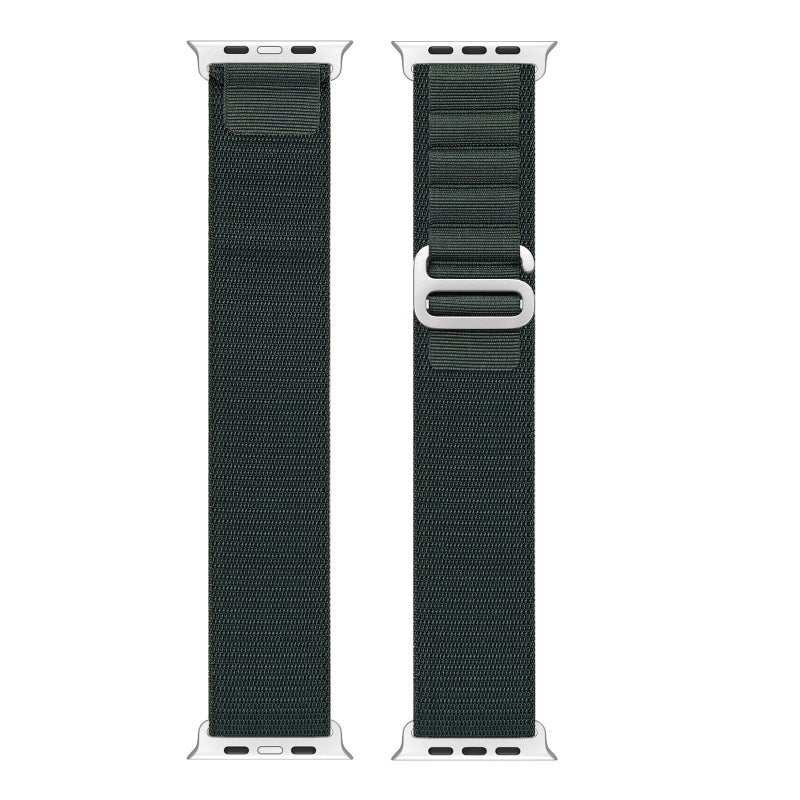 CHOiCE For Watch SE 2023 44mm DUX DUCIS GS Series Nylon Loop Watch Band(Green) - Image 2
