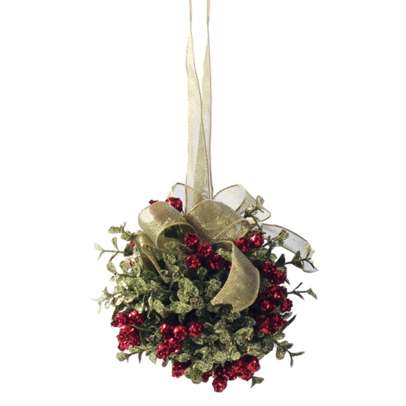 Ganz Mistletoe Door Kiss Ball KK16