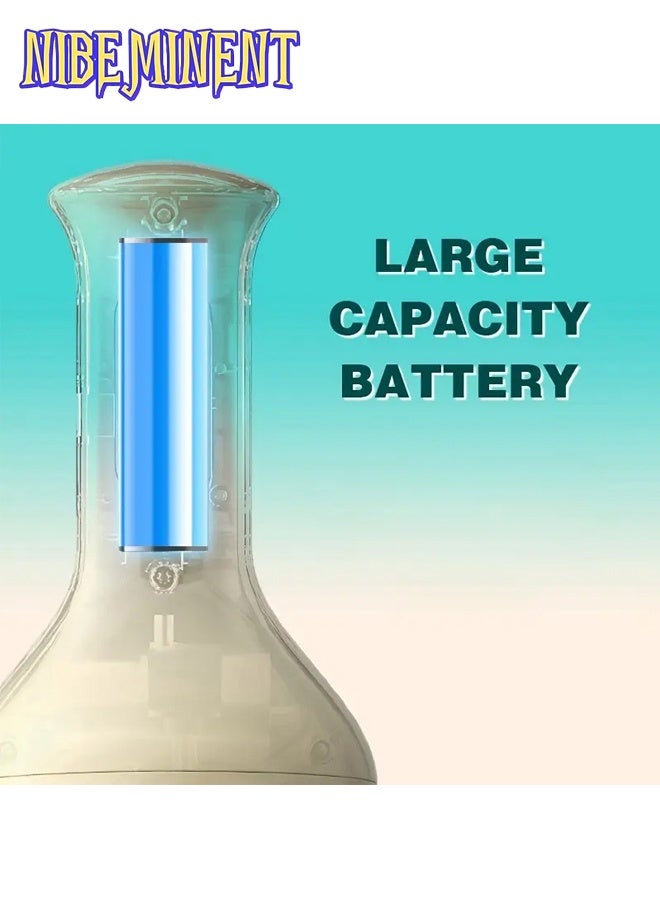 NIBEMINENT Portable Adjustable Intensity Cupping Massager, 9 Levels of Intensity, Full Body Cupping Tool, 1200mA with Hot Compress Function, Suitable for Home Use and As A Gift, Portable Rechargeable Cupping Device with 8 Steel Balls - Image 4