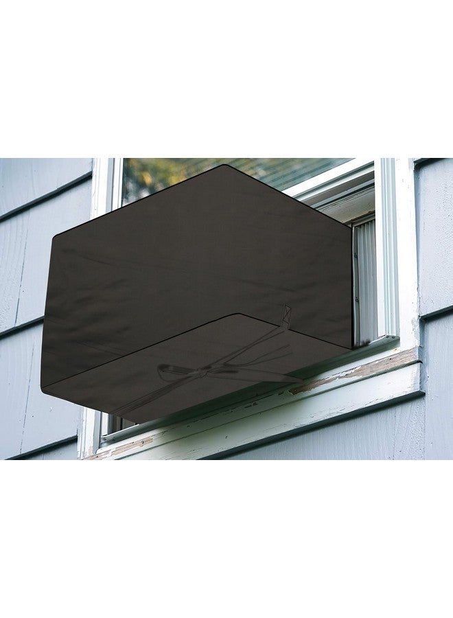 The Furnishing Tree window ac cover suitable for Lloyd 1 Ton GLW12C2YWSEW, Military Color Elastic fit Cover for front and rear Of Window Ac - Image 3