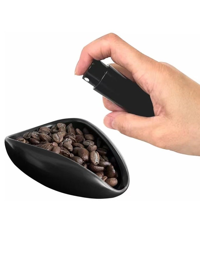 Laseta Coffee bean tray set (Black),Coffee Bean Dosing Cup and Spray Bottle Kit For Espresso  - Image 2