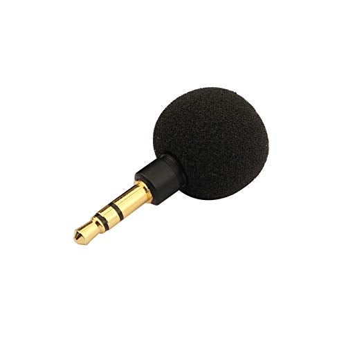 Futheda 3.5mm Mini 3-Pole Stereo Omnidirectional Mic Portable Microphone Compatible with Mobile Phone Pad PC Laptop Studio Video Recording Noise Cancelling Small Mic Plug and Play - Image 5