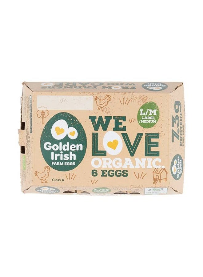 Organic Eggs, 6 Eggs, Ireland