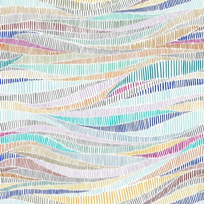 COLORFUL GEOMETRICAL WAVE MOSAIC MODERN PEEL AND STICK WALLPAPER SELF ADHESIVE REMOVABLE EASY PEEL OFF STICK ON WALL PAPER FOR BEDROOM CABINET RENTER FRIENDLY