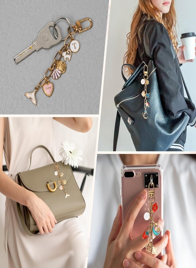 Starry 252Pcs Keychain Making Kit 50 Set Keychain Clips DIY Bag Charm Kit with Extender Chain Bulk 200 Jump Ring for Jewelry Bags Accessories DIY Craft Supplies - Image 5