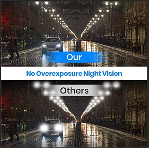 AUTO-VOX V5PRO 1080P 9.35'' OEM Rear View Mirror Camera, Full Laminated Ultrathin Touch Screen Mirror Dash Cam Front and Rear with No Glare, Super Night Vision Car Backup Camera Mirror - Image 3