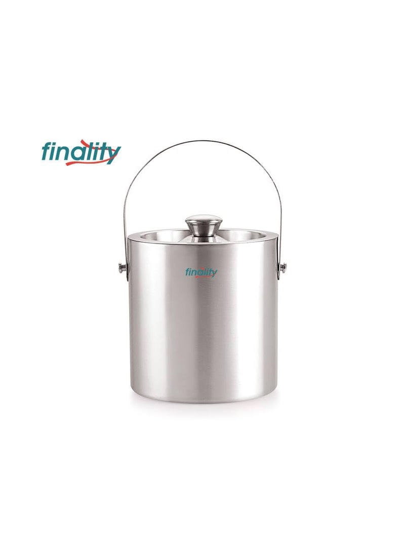FINALITY finality Double Wall Stainless Steel Plain Ice Bucket with Ice Scoop 175 L Capacity Keeps Ice Cold for Long hrs bar Tools for Home bar Accessories Mini bar  - Image 3