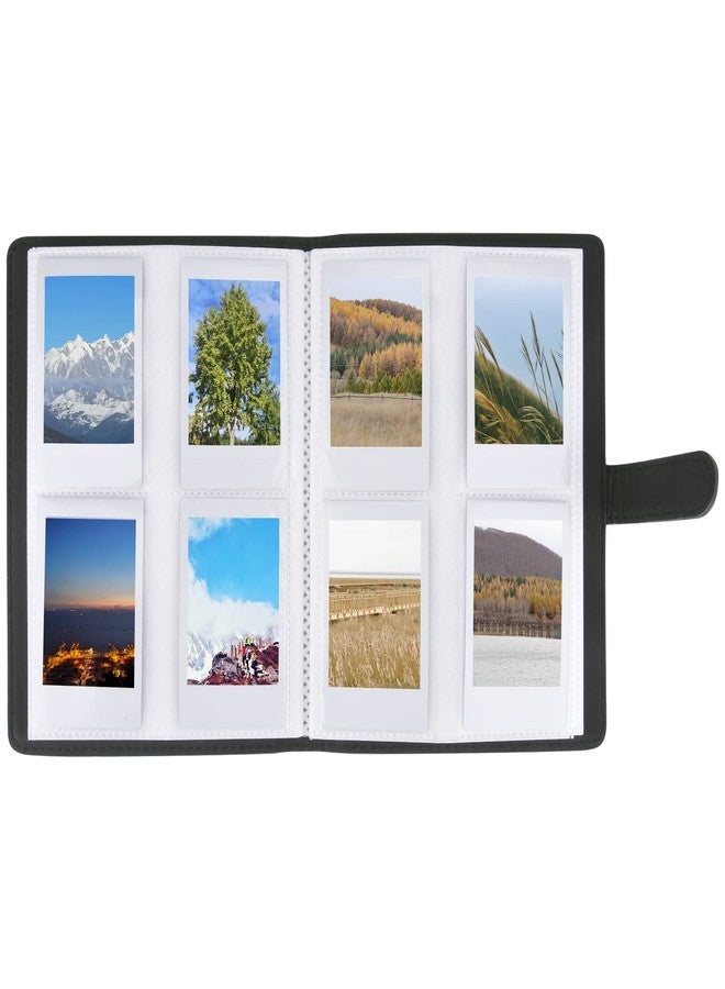 Hapeper 128 Pockets Photo Album Compatible with Fujifilm Instax Mini 12 11 9 8 90 70 40 Instant Camera Films and 2x3 Inch Photo Paper (Black) - Image 2
