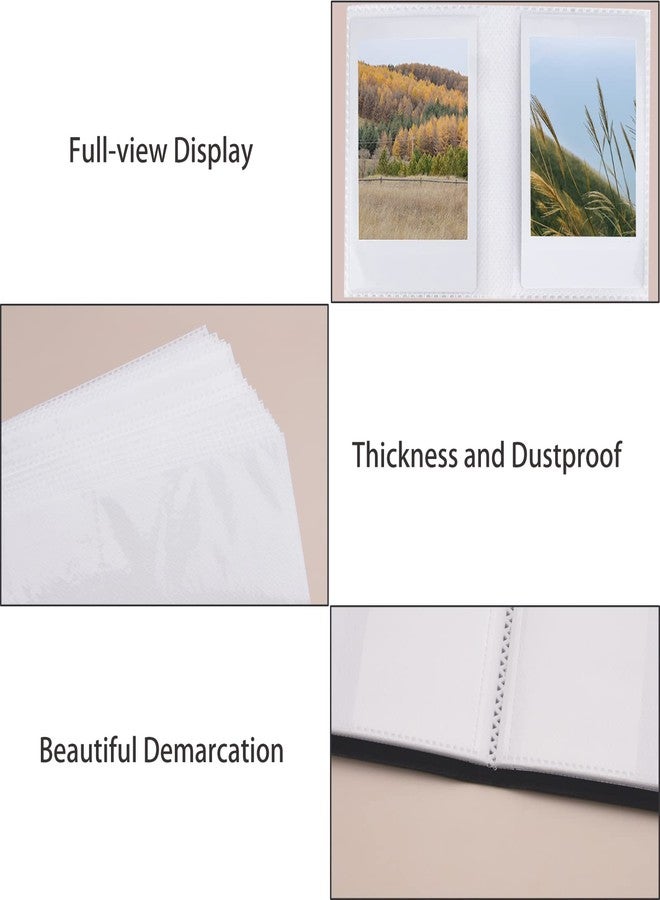 Hapeper 128 Pockets Photo Album Compatible with Fujifilm Instax Mini 12 11 9 8 90 70 40 Instant Camera Films and 2x3 Inch Photo Paper (Black) - Image 5