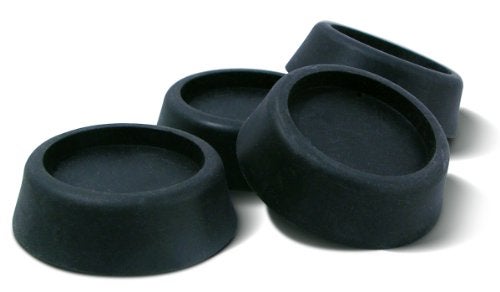 Ideaworks JB6368 Washing Machine Anti-Vibration Pads, 1-pack, Black, 4 Count - Image 1
